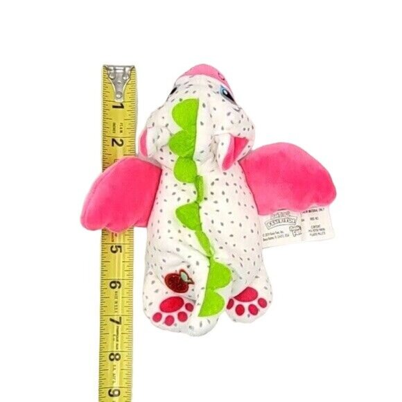 2/$15 Cutetitos Fruititos Dragon Plush White 7" Pink Glitter Dot Flamito SCENTED - Picture 9 of 9